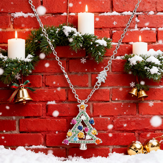 Christmas Christmas Tree Necklace For Women